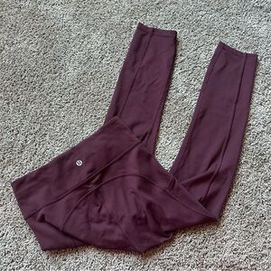 lululemon athletica Burgundy 23” Pocket Leggings